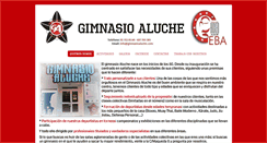 Desktop Screenshot of gimnasioaluche.com