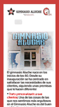 Mobile Screenshot of gimnasioaluche.com